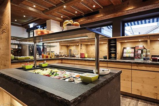 Bild des Frühstücksbuffets im Hotel Krone