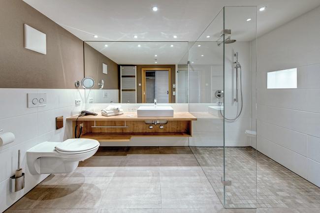 Badezimmerbeispiel eines Doppelzimmer Exquisit