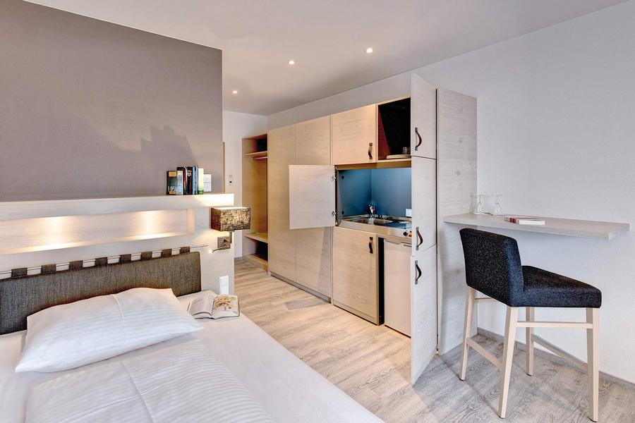 Zimmerbeispiel eines Boarding Appartments