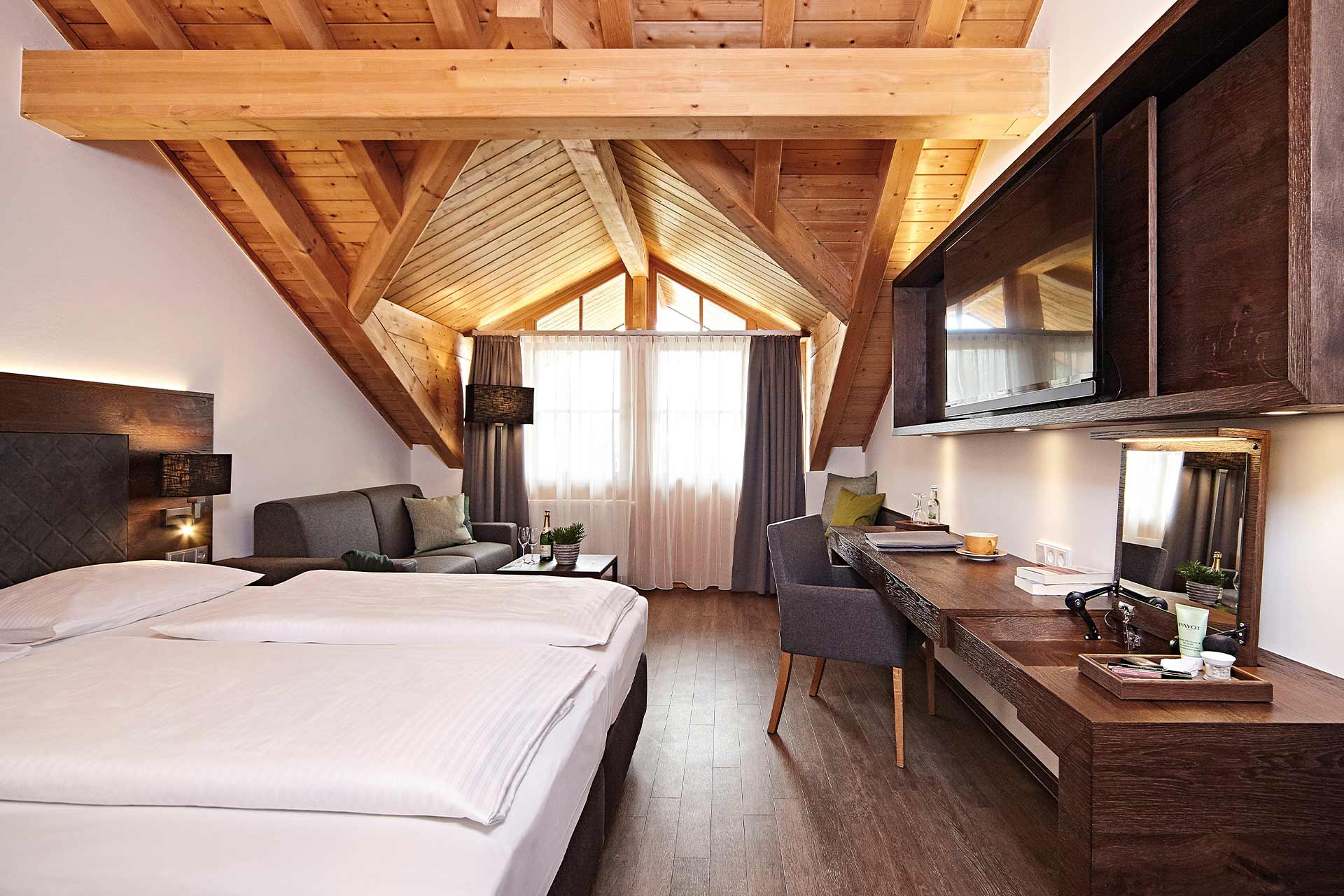 Zimmerbeispiel eines Doppelzimmer Deluxe