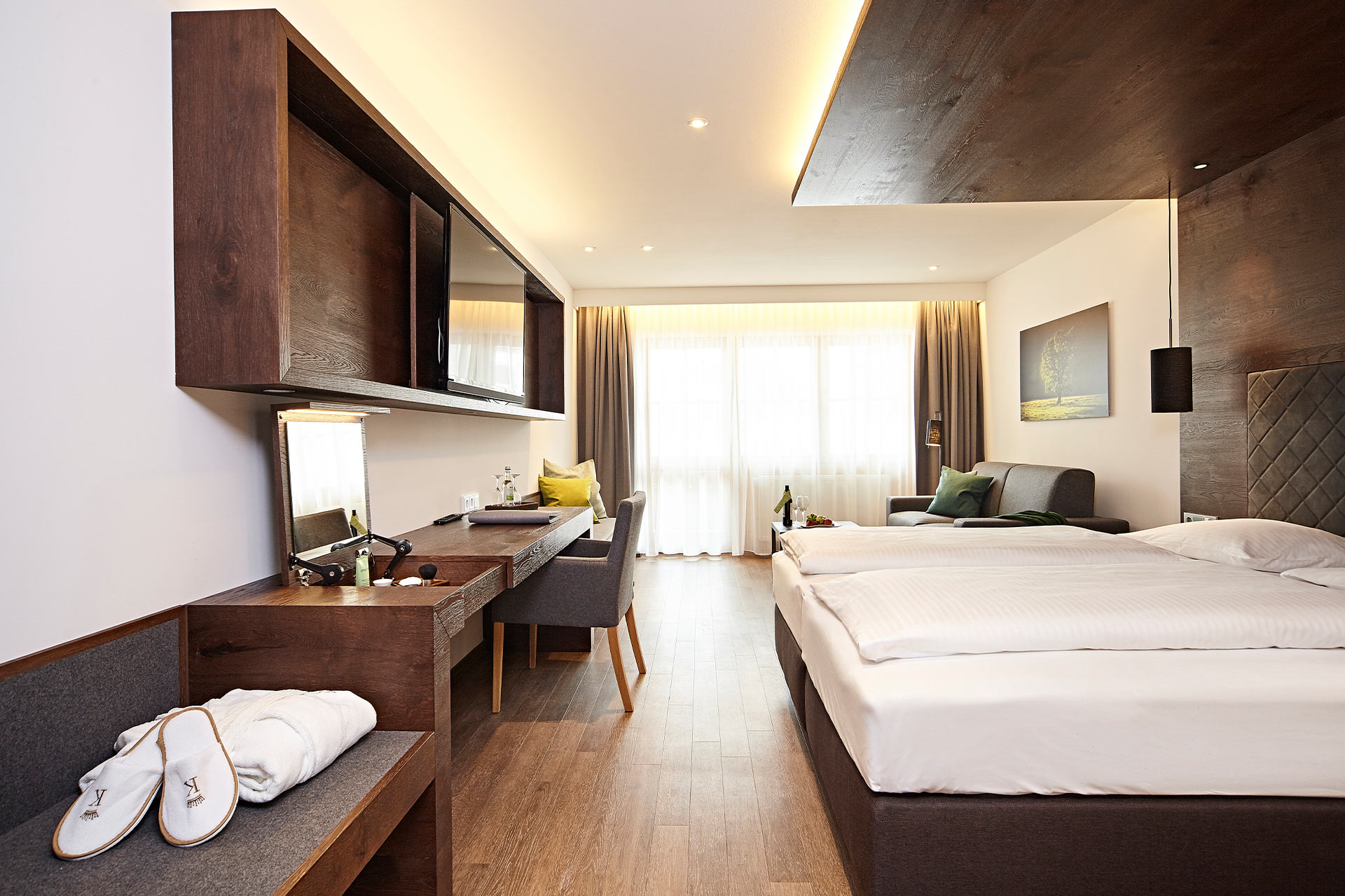 Zimmerbeispiel eines Doppelzimmer Deluxe