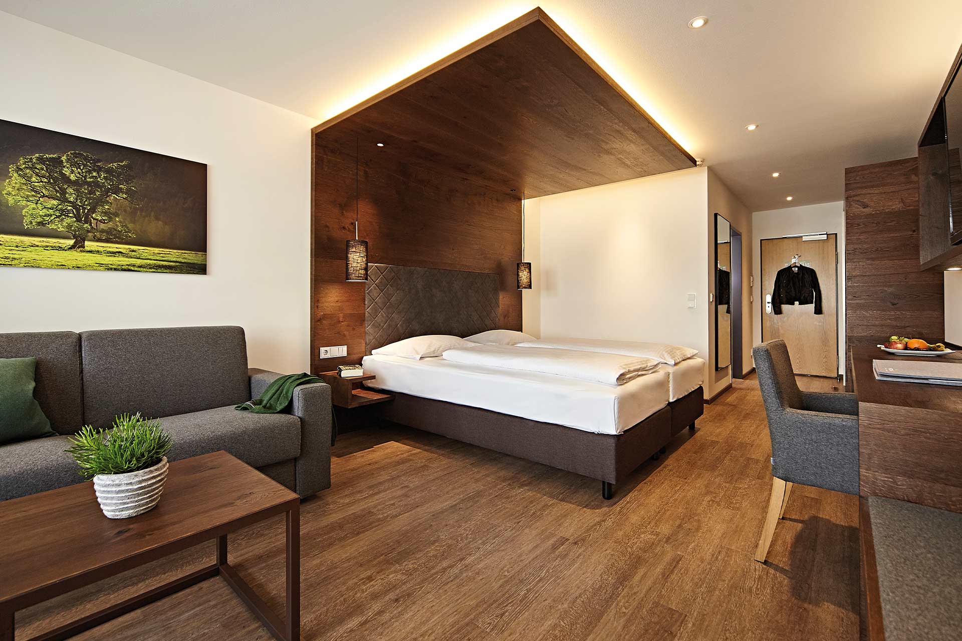 Zimmerbeispiel eines Doppelzimmer Deluxe