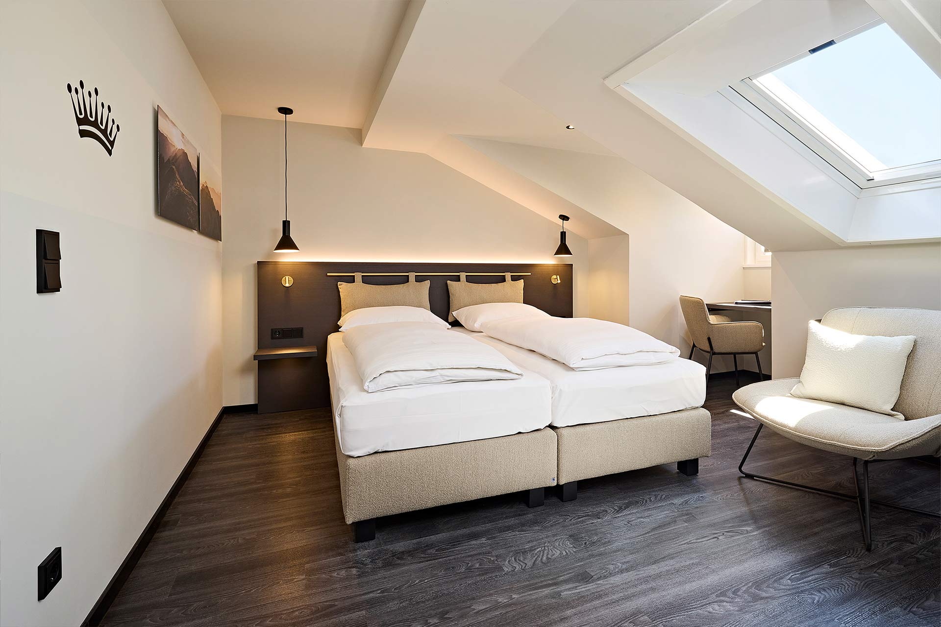 Zimmerbeispiel eines Doppelzimmer Komfort