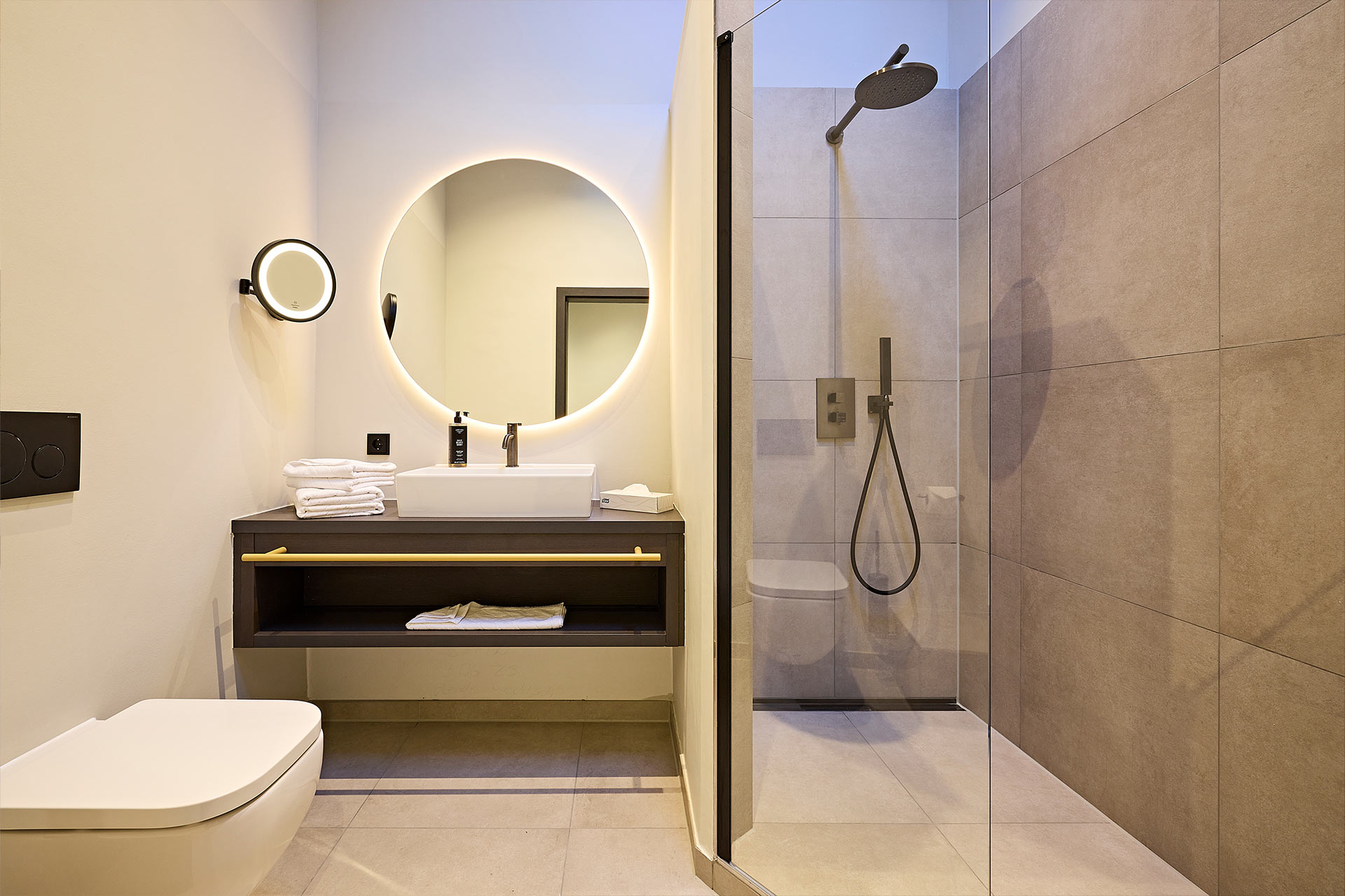 Badezimmerbeispiel eines Doppelzimmer Premuim