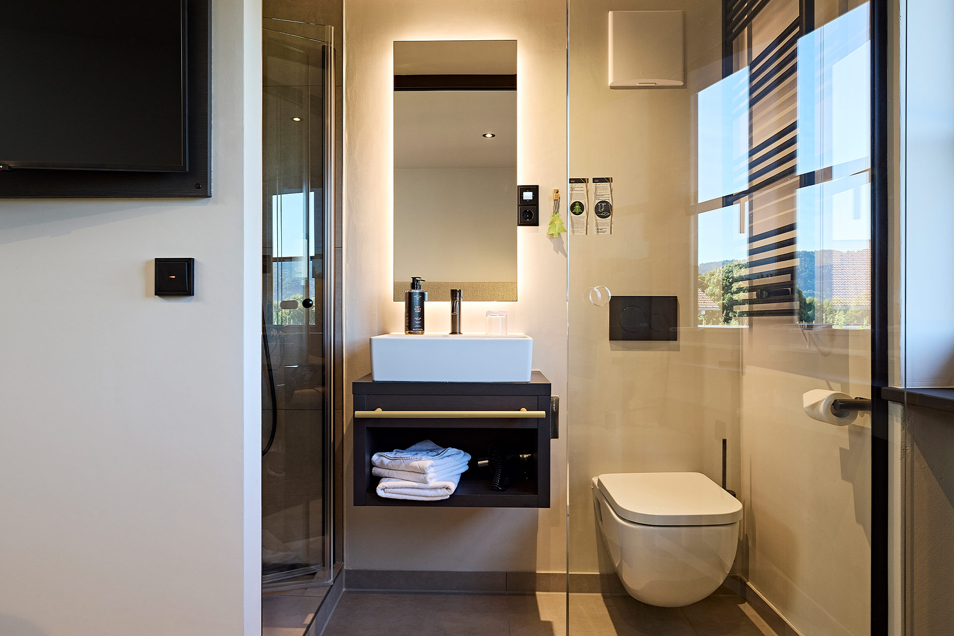 Badezimmerbeispiel eines Einzelzimmer Classic