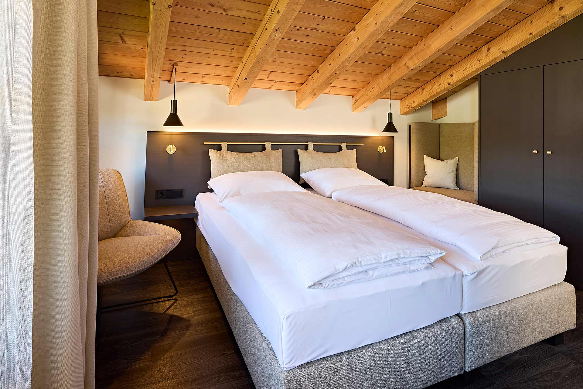 Zimmerbeispiel eines Doppelzimmer Deluxe